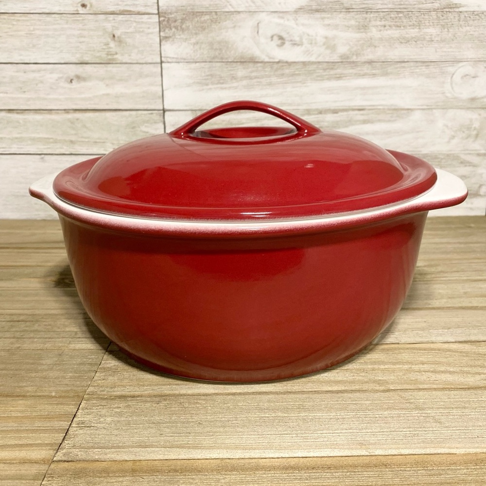 Corelle Coordinates Stoneware Cajun Red Dutch Oven 2.5 Qt